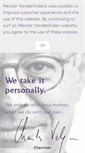 Mobile Screenshot of merciervanderlinden.com